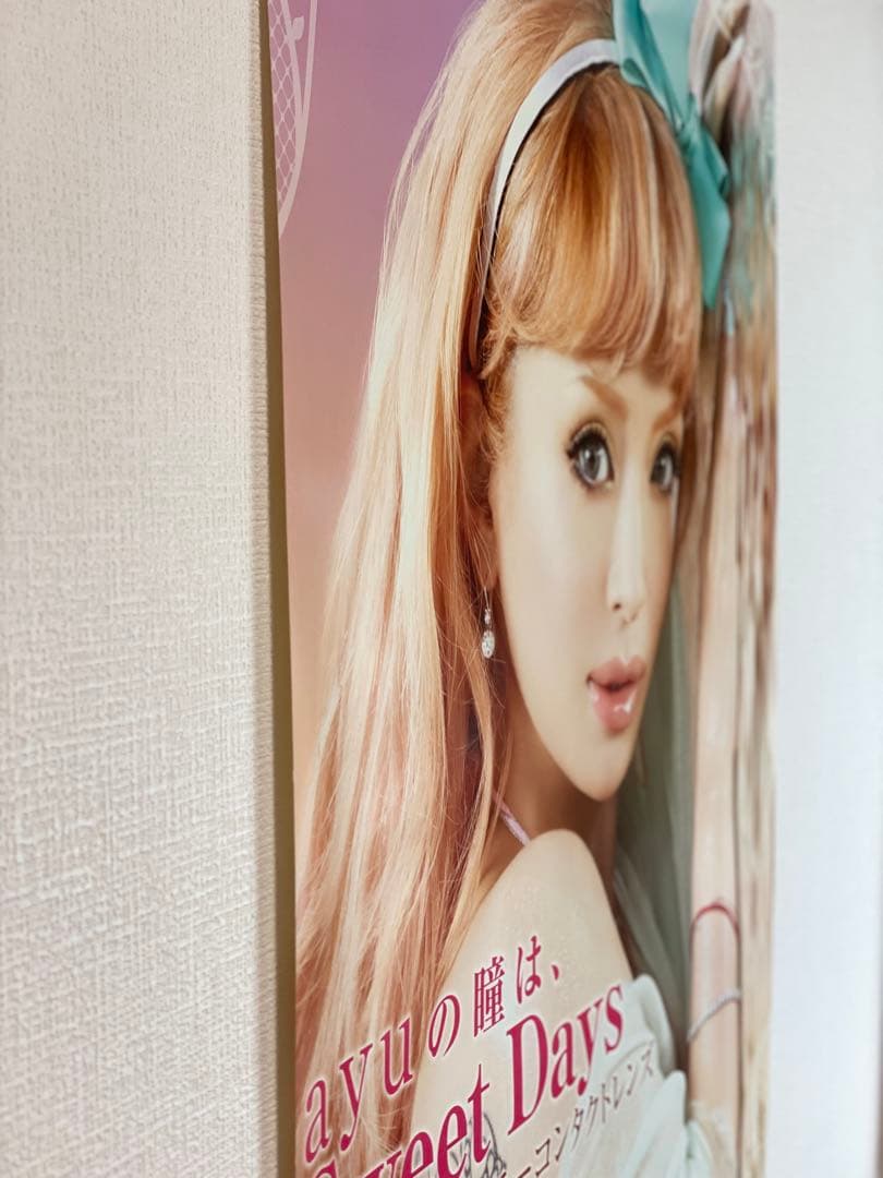 【希少レア】数量限定　非売品　浜崎あゆみ　カラコン　特典ポスター