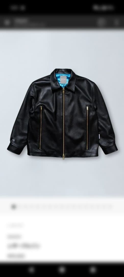 値段交渉可【美品】リベイロライダースジャケット