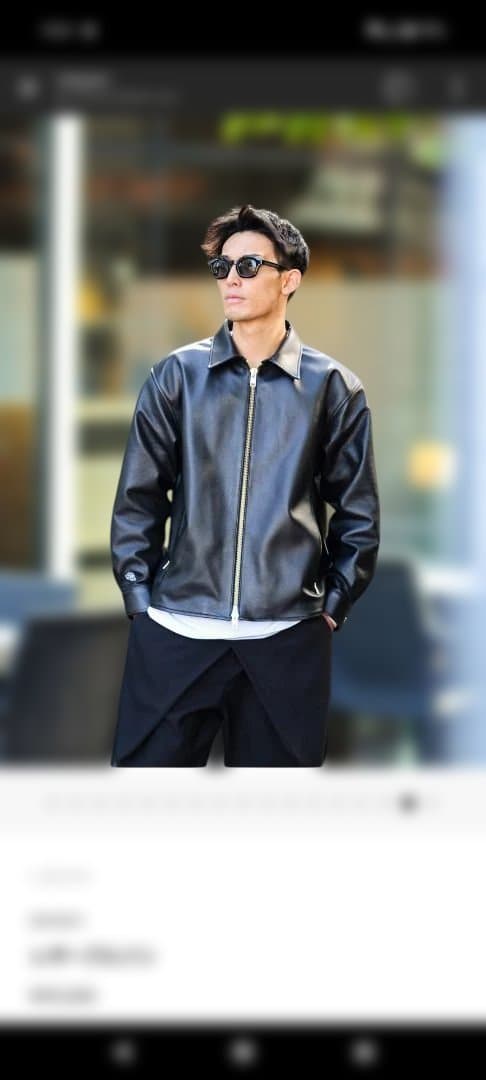 値段交渉可【美品】リベイロライダースジャケット