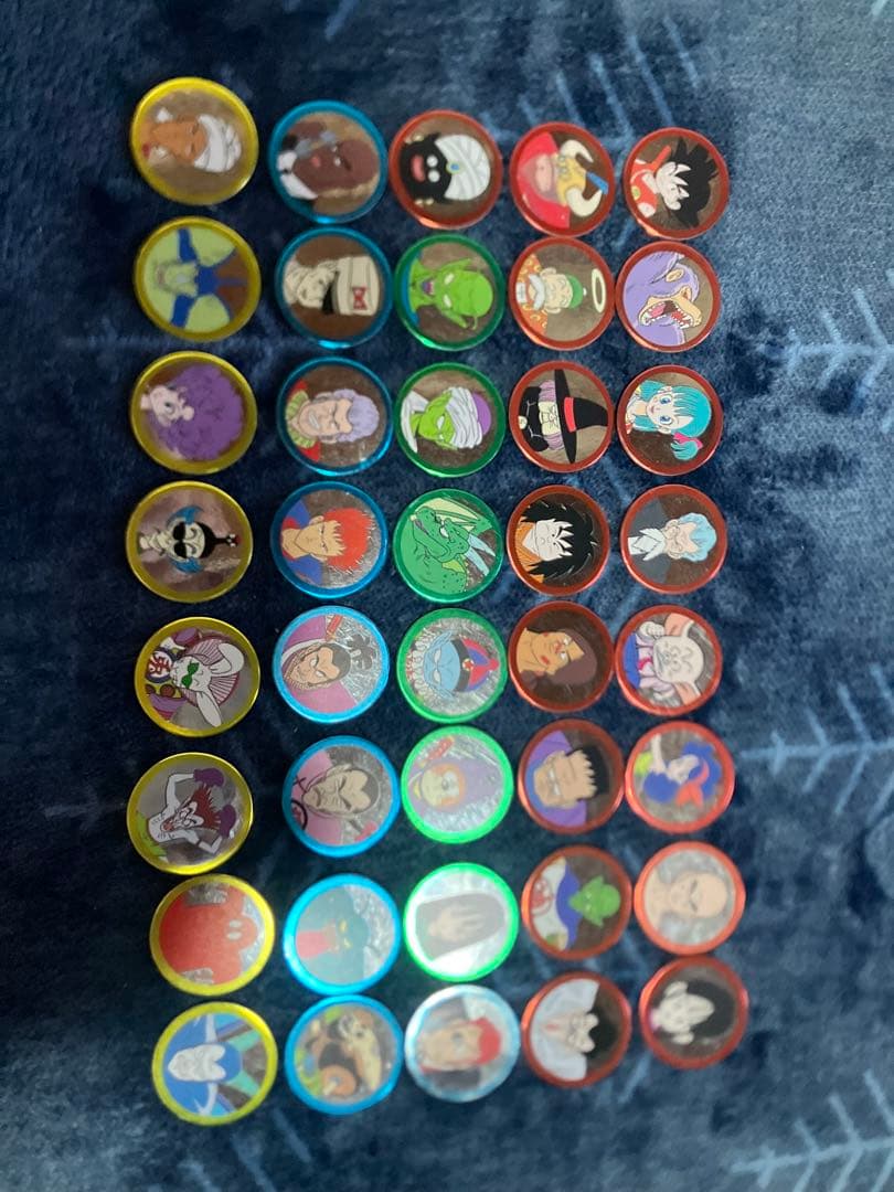 最終価格S&B ドラゴンボール初期メンコのみ　セミコンプ40枚セット