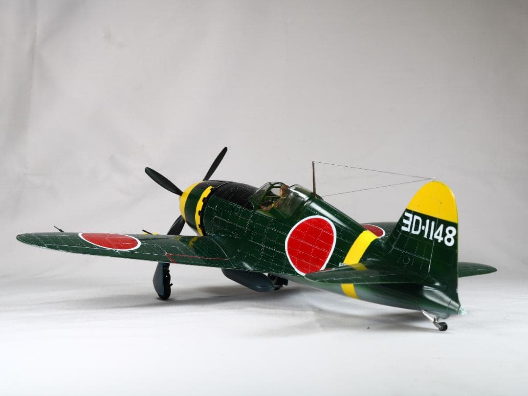 ハセガワ　1/32スケール　雷電　二一型　完成品