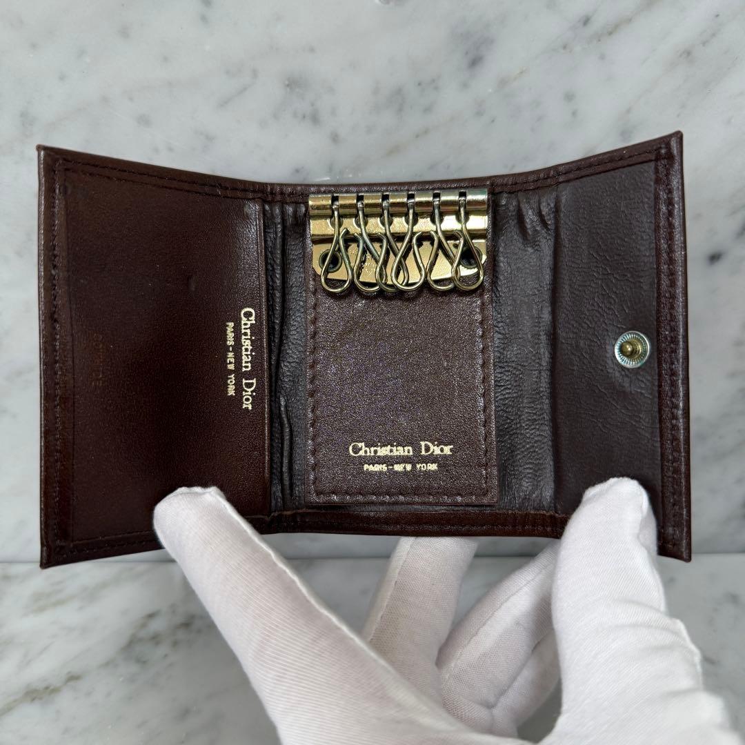 Christian Dior クリスチャンディオール キーケース 6連 ロゴ