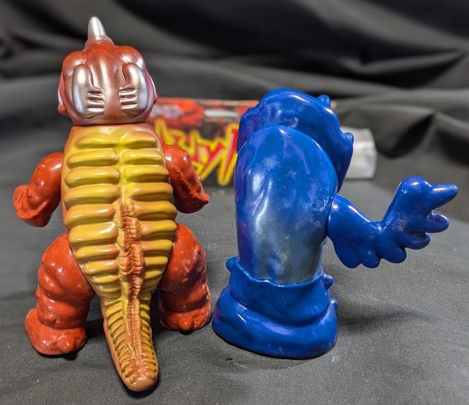 ネロンガ＆グリーンモンス「ウルトラマン」登場怪獣（マーミット）ソフビ２体セット