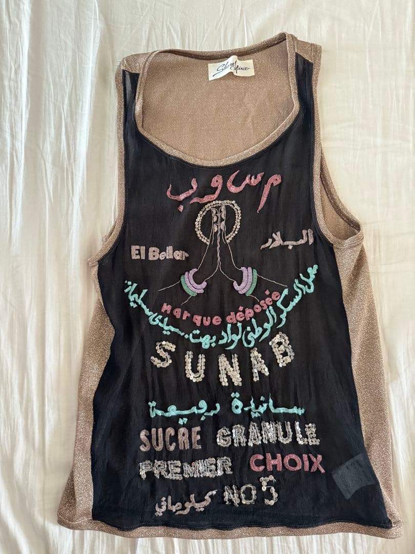 シェアスピリット　SHARE SPIRIT シルク　タンクトップ