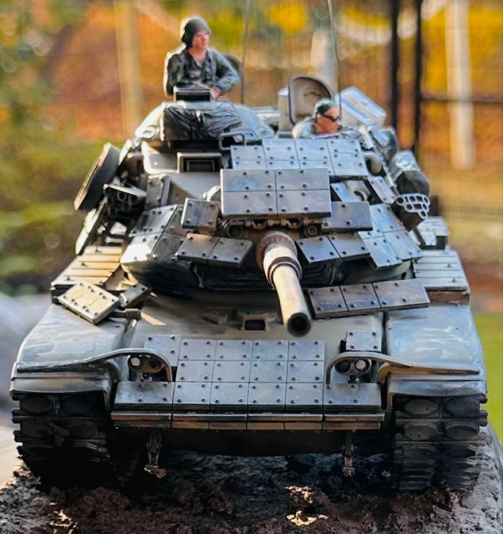 完成品プラモデル1/35タミヤ製アメリカM60A1リアクティブアーマー