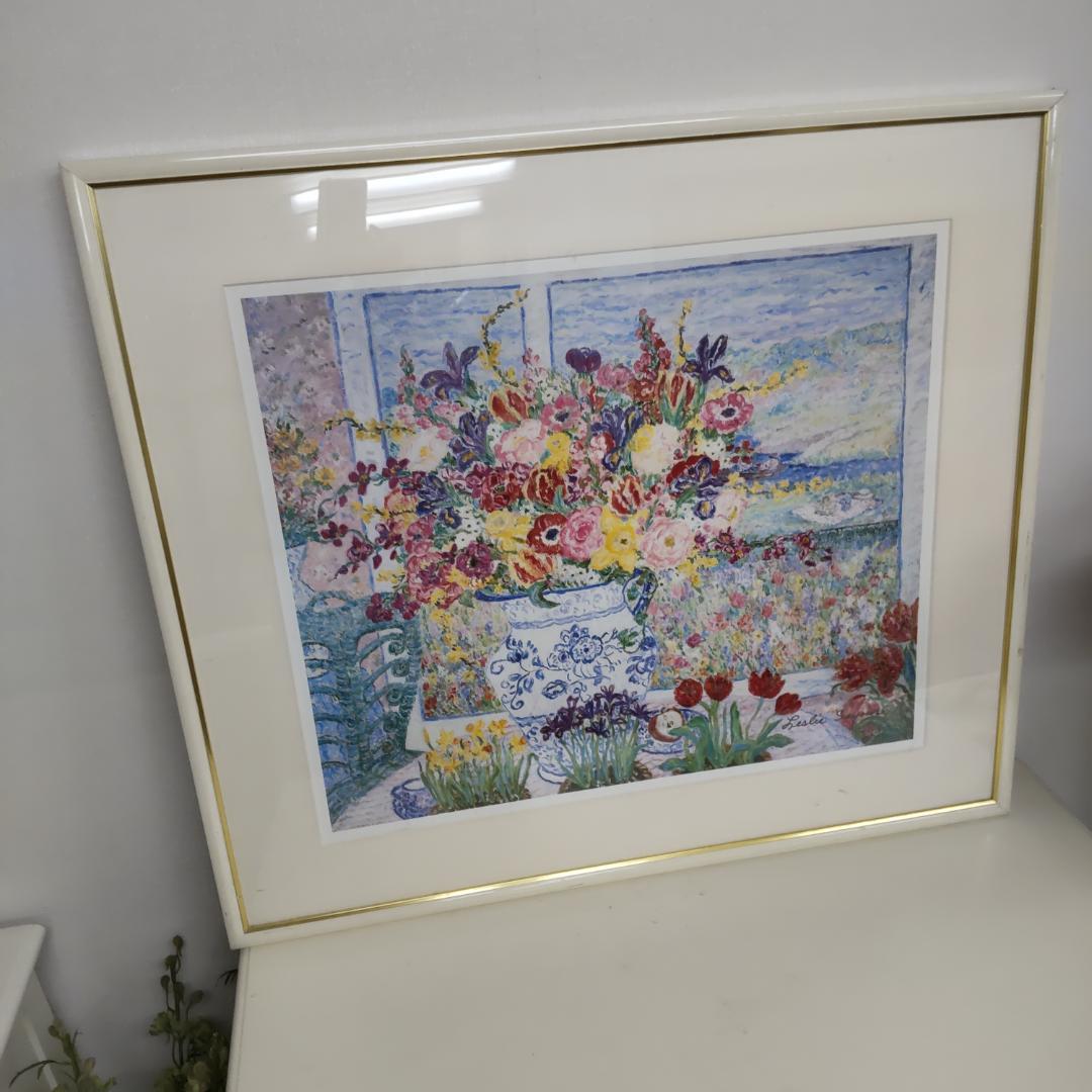 レスリー・セイヤー　ポスター額　アート　大きい