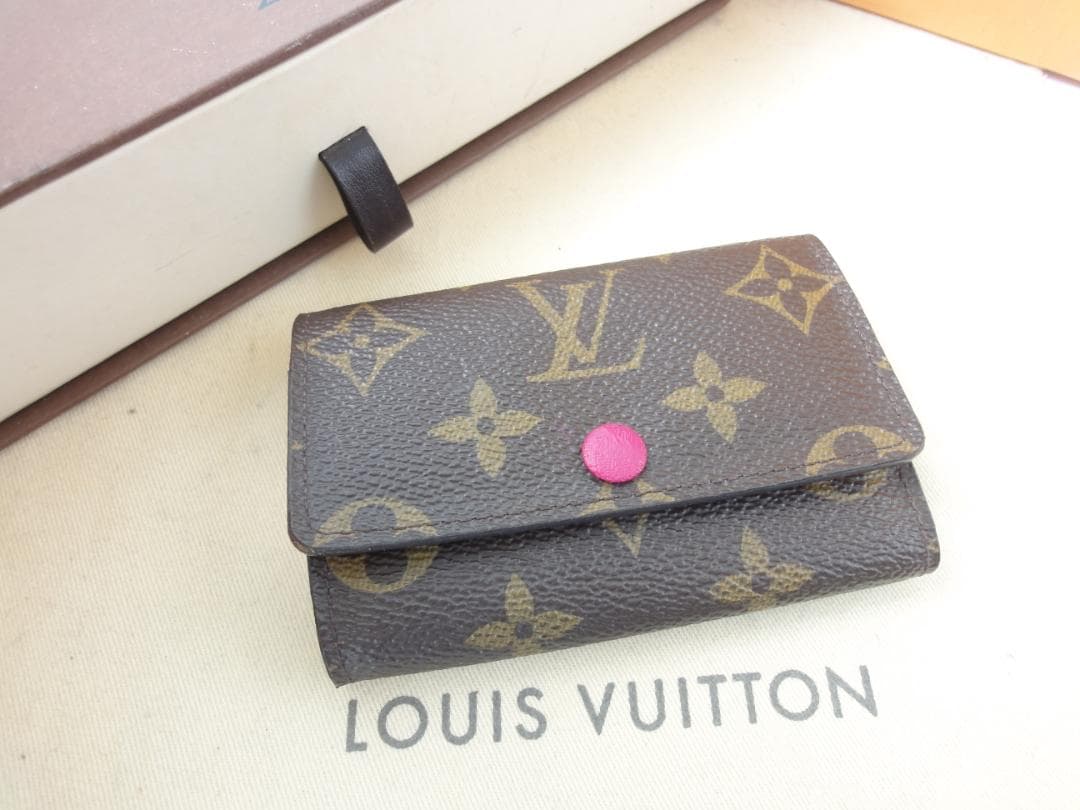 超美品☆希少☆ヴィトン モノグラム 【ミュルティクレ6　フ―シャ】T1 9