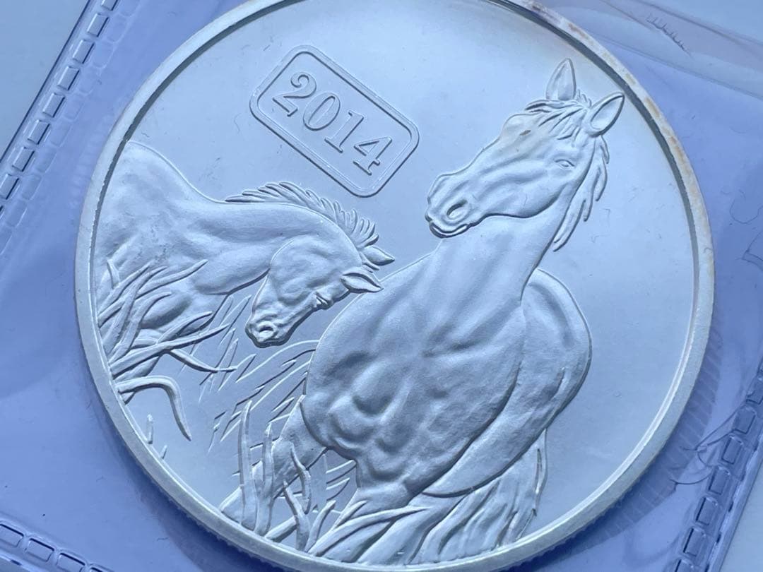 TOKELAU YEAR OF THE HORSE 銀貨2014 SILVER