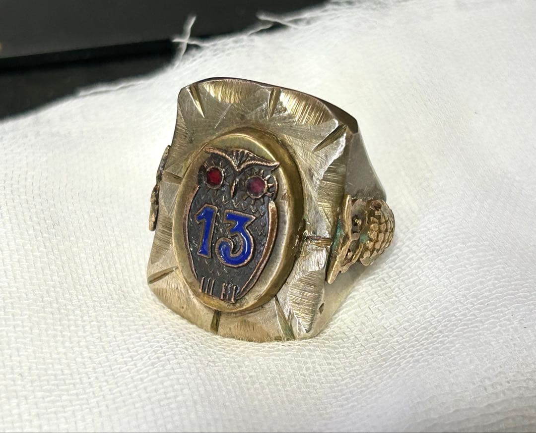 50s フクロウデザイン メキシカンリング 古着 ヴィンテージ