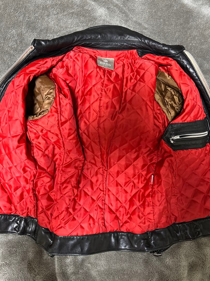 NANO universe　オイルドヴィンテージSライダース(M)