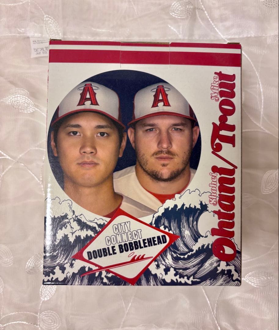 大谷翔平・トラウト ダブルボブルヘッド