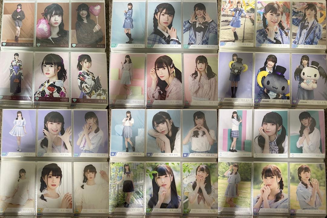 ≠ME 菅波美玲 生写真 フォトアルバム まとめ売り