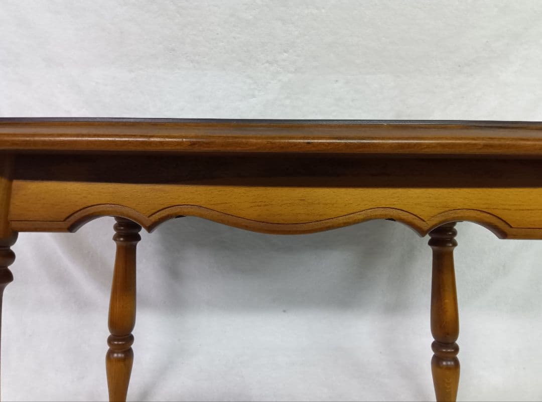 カリモク　コンソールテーブル　サイドテーブル　アンティーク　コーヒーテーブル