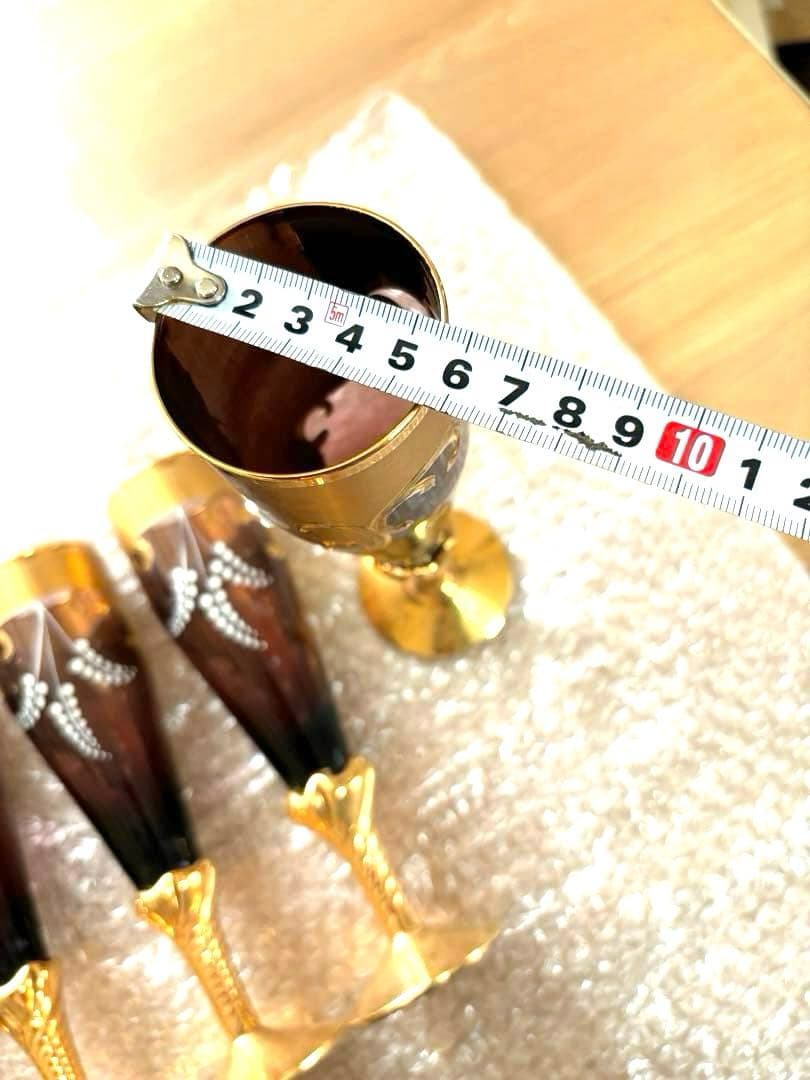 未使用ビンテージ❣️イタリア ベネチアングラス ムラーノ デキャンタ＆グラス