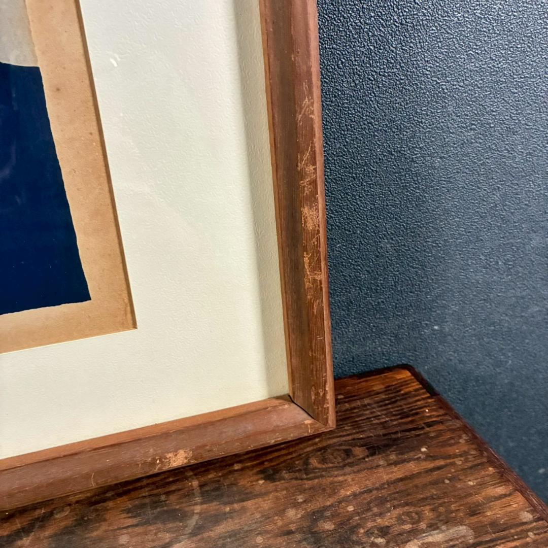 竹久夢二「治兵衛」木版画 やなぎや版 柳屋版 1914年 大正ロマン 希少版画