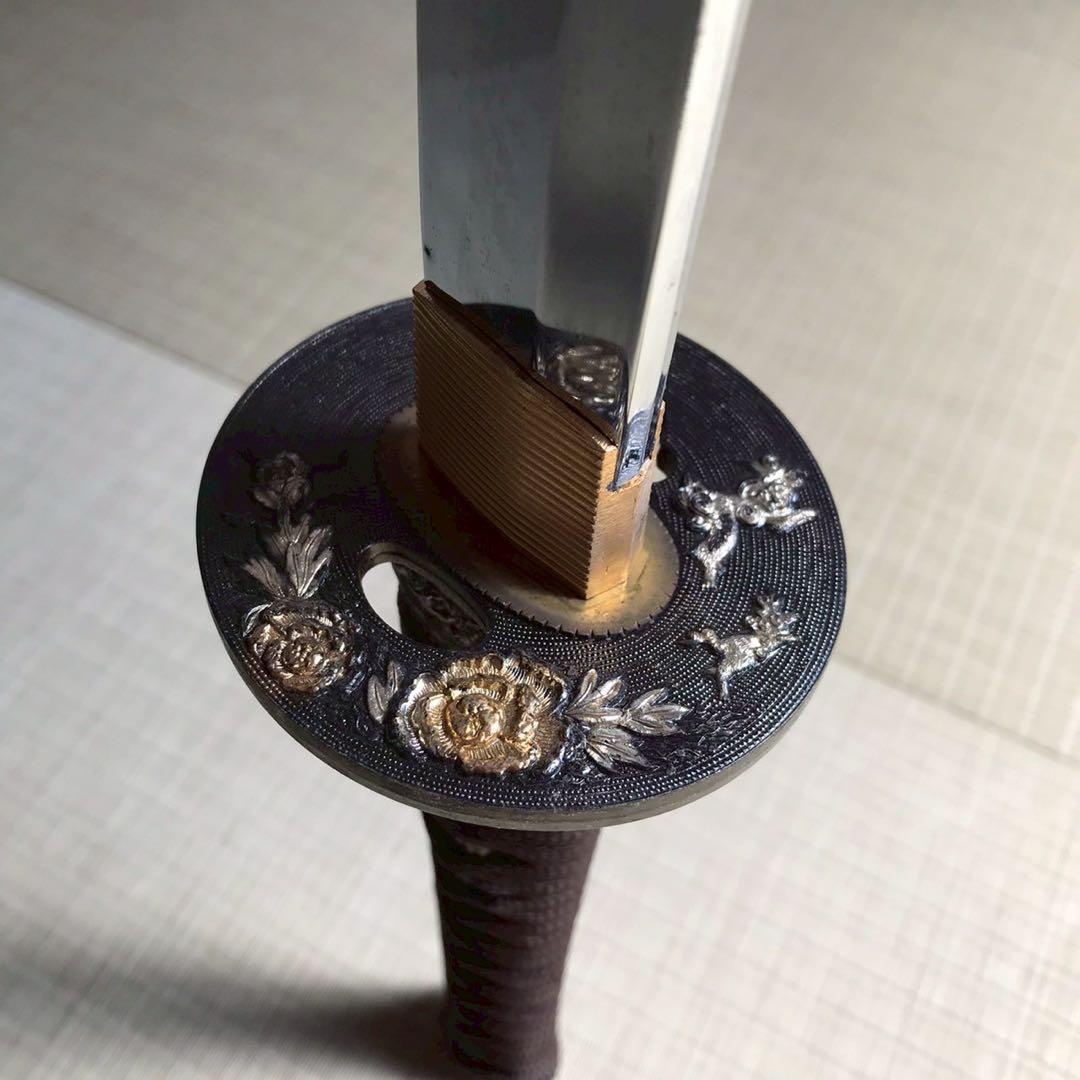 Js7 模造刀 日本刀 太刀 脇差 観賞用 大小 侍 刀 置物 昭和レトロ