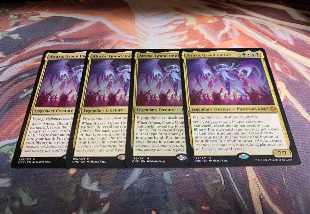 mtg 偉大なる統一者、アトラクサ　4枚