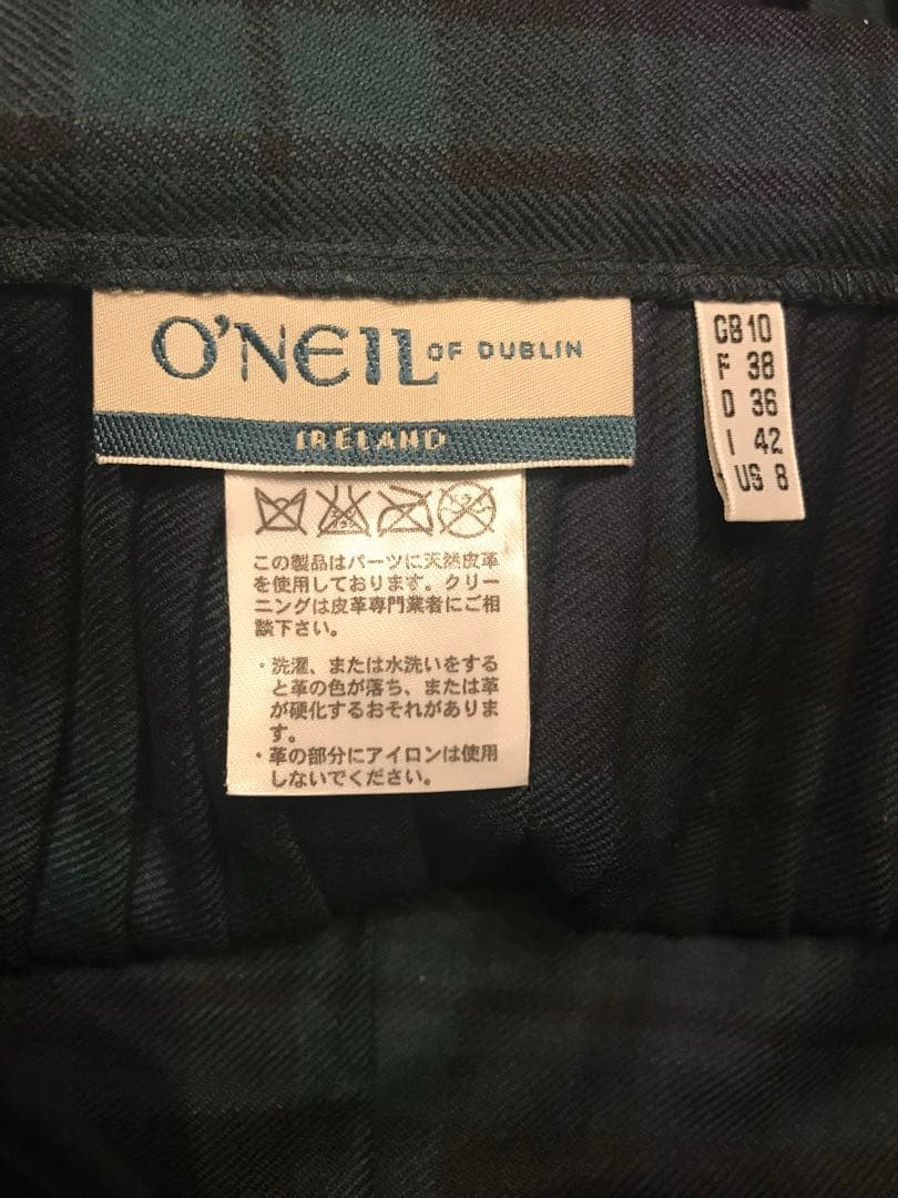 オニールオブダブリン ブラックウォッチ　サイズ10