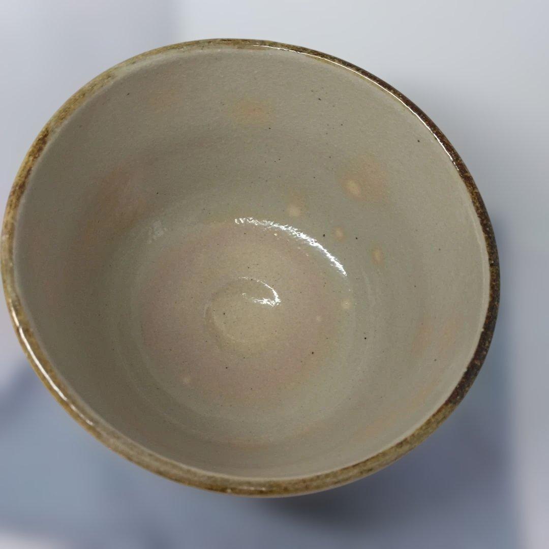 南口閑粋造 乾山 寒牡丹 茶碗 共箱 共布 茶道具