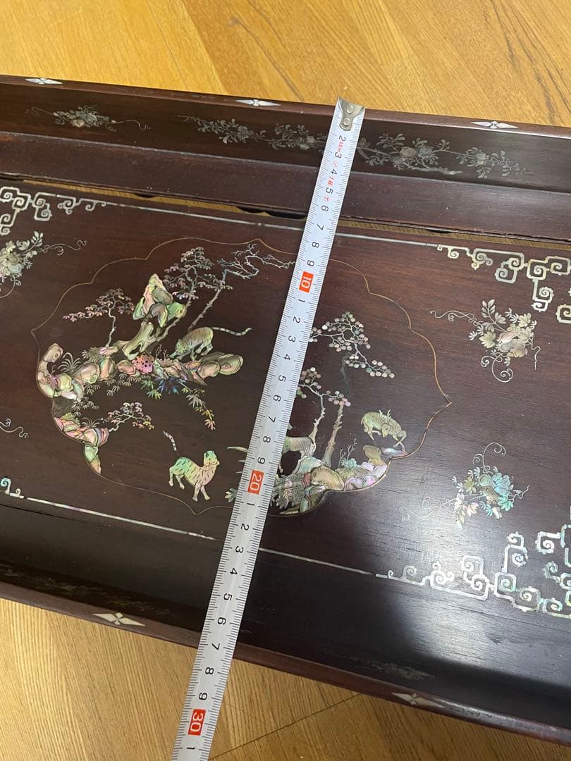 唐物　中国美術　時代　螺鈿象嵌　細工象嵌　螺鈿テーブル　華道具　香道具　古美術