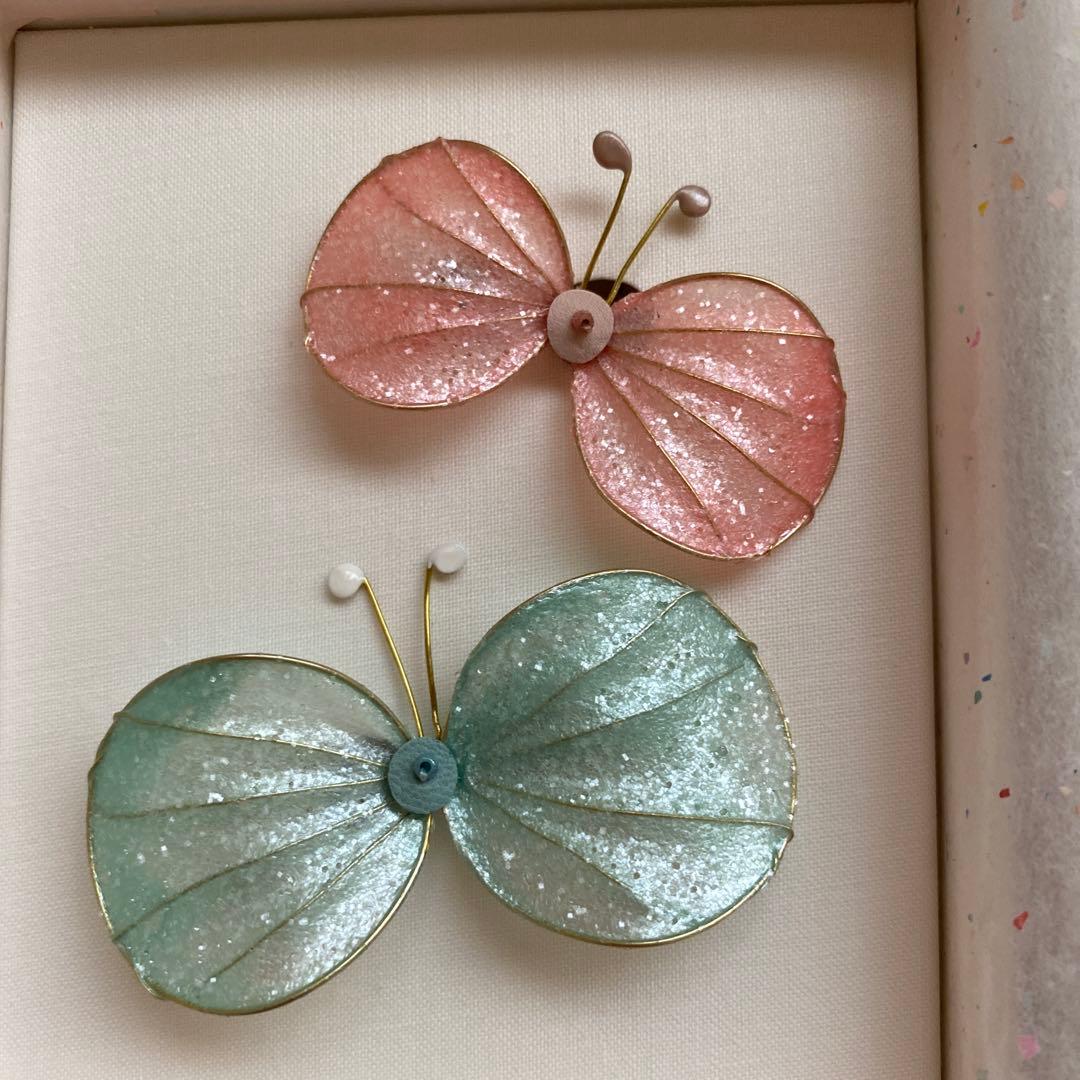 新品未使用　ミナペルホネンchouchoブローチmint mix