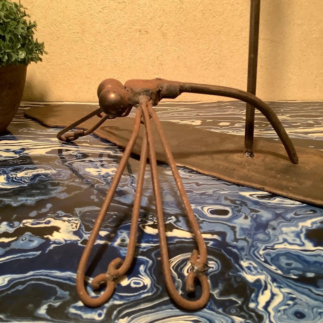 戦国時代・古鉄「縁起勝虫・蜻蛉」ご利益・武士道・茶道・風情・侘び寂び・秘蔵鍛冶造