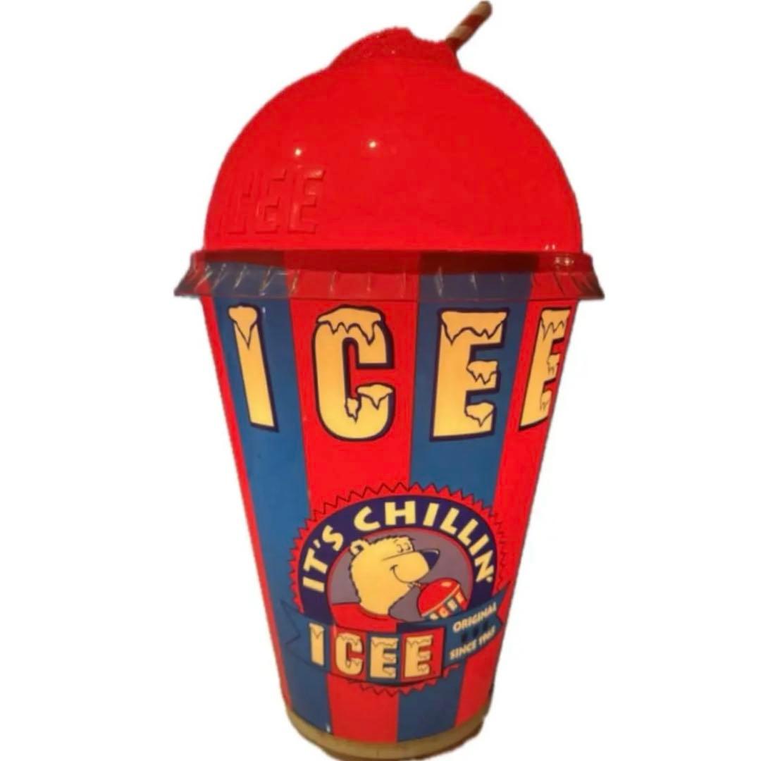 希少！　70年代　アイシーベア　ICEE ライトアップ　看板　ランプ　ライト