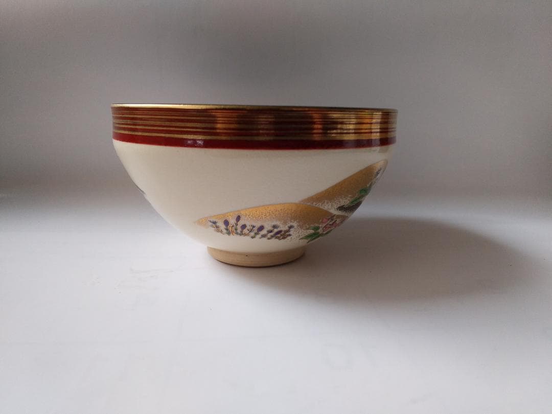 加藤貴山 作 天目金彩山水 抹茶碗 京焼 清水焼 茶道具 抹茶碗 新品 未使用