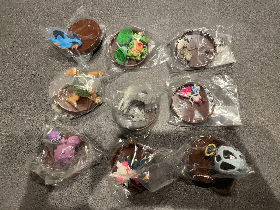 ポケットモンスター　フィギュア　9体セット　立体ポケモン図鑑第3集コンプリート