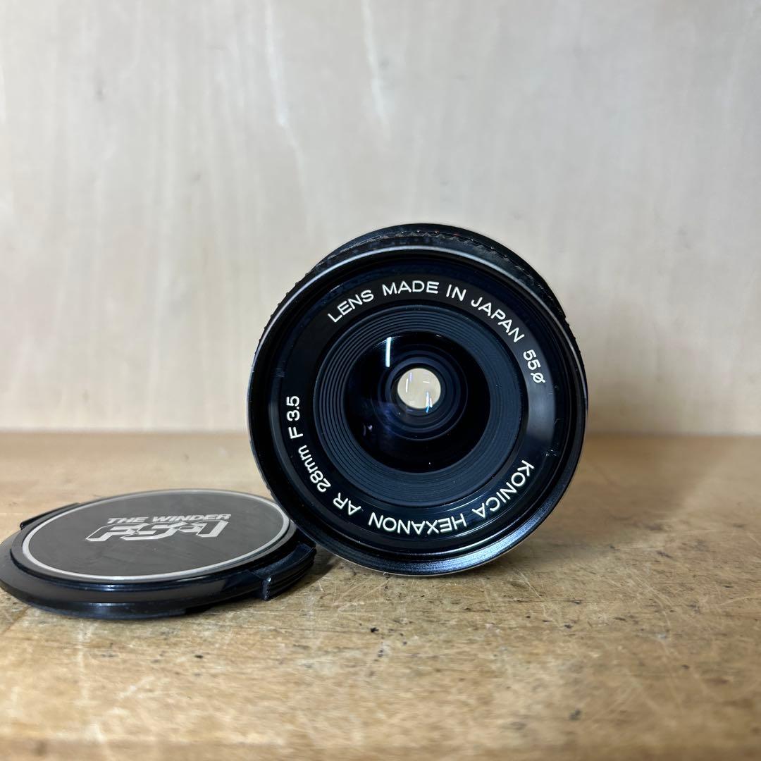 Konica FS-1+銘玉HEXANON AR 28mm f3.5 完動極美品