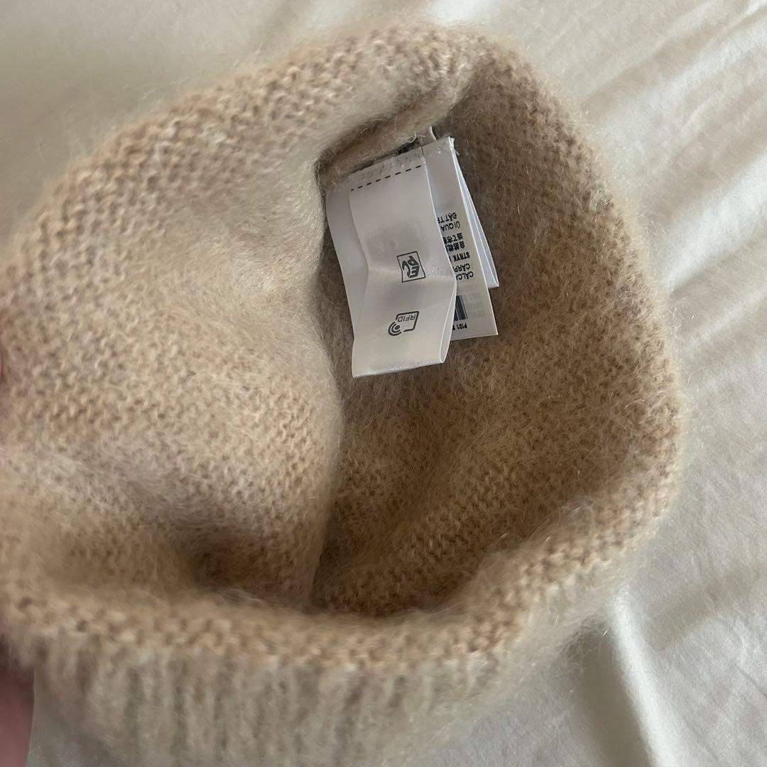 miu miu ニット帽 サイズS ベージュ