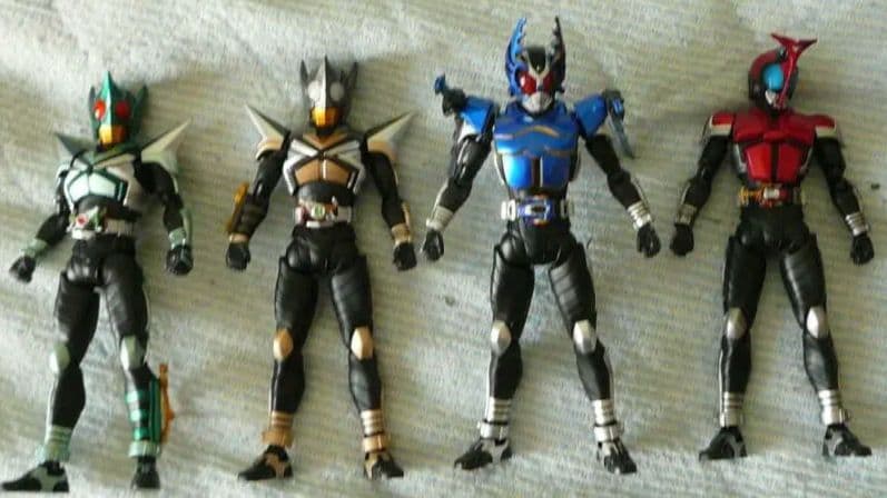 フィギュアーツ真骨頂カブト ガタック他　4個セット