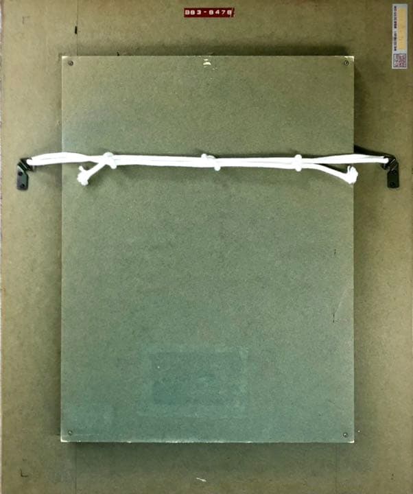 【真作】清原啓一「赤絵壺の薔薇」油彩4号　一枚の繪取扱作品　芸術院会員　巨匠名品