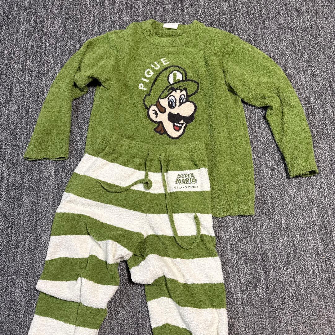 スーパーマリオ ルイージ ルームウェア　ジェラピケ