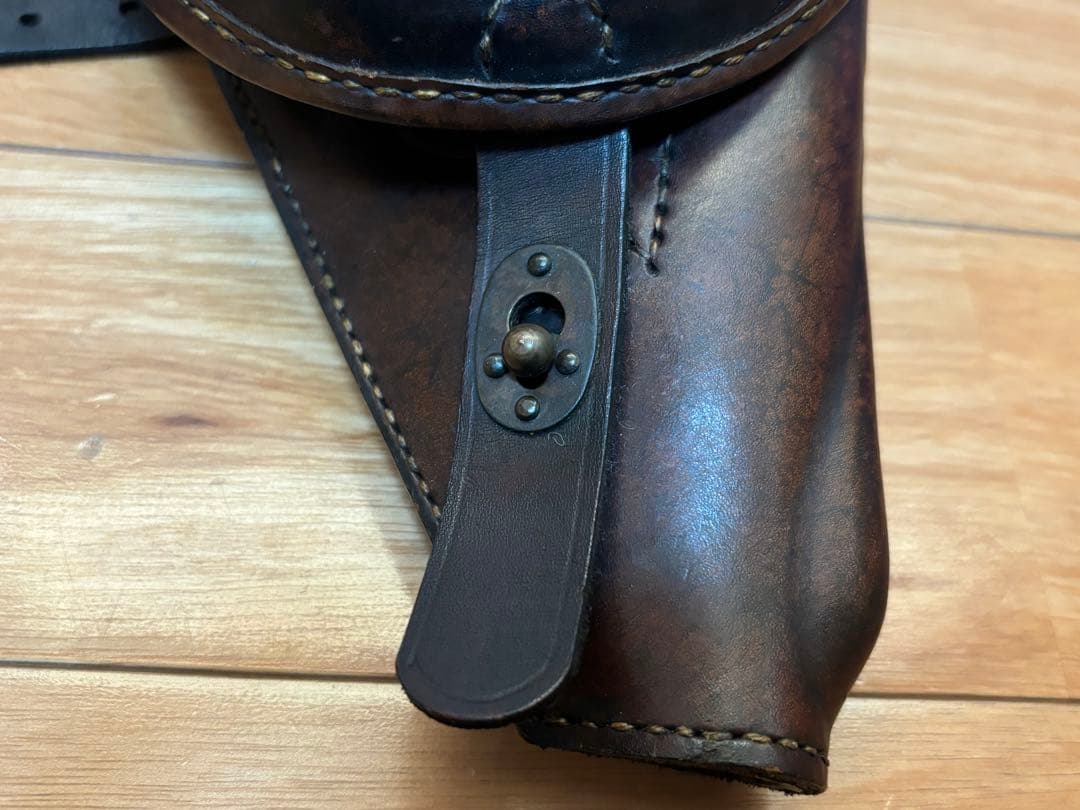 南部十四年式 拳銃嚢 斜革付