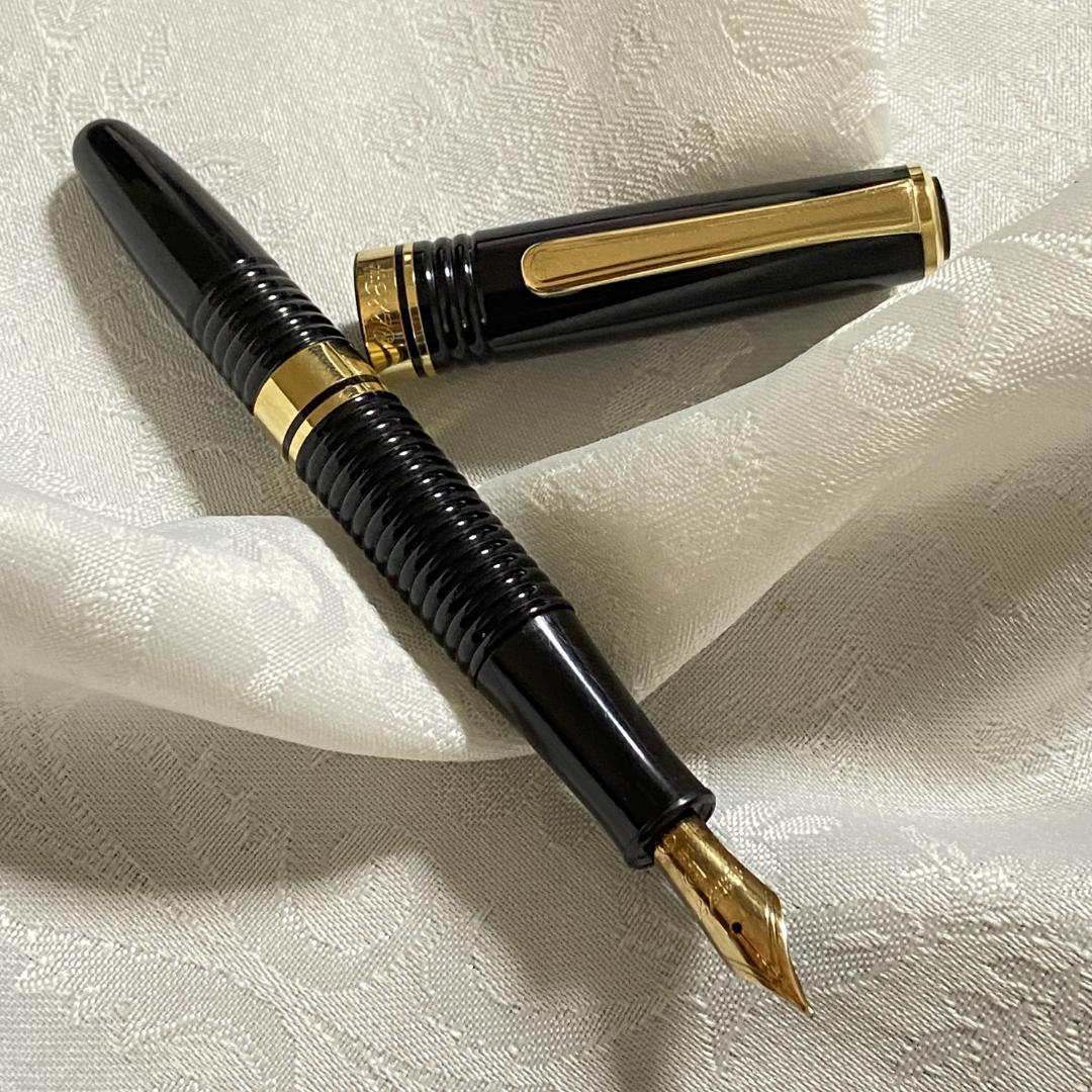 万年筆 PLATINUM #3776 ギャザード 初期 14K 太字