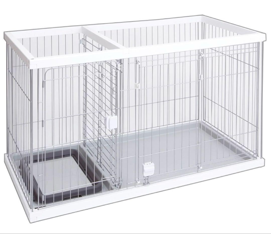 ドッグルームサークル ホワイト W24759