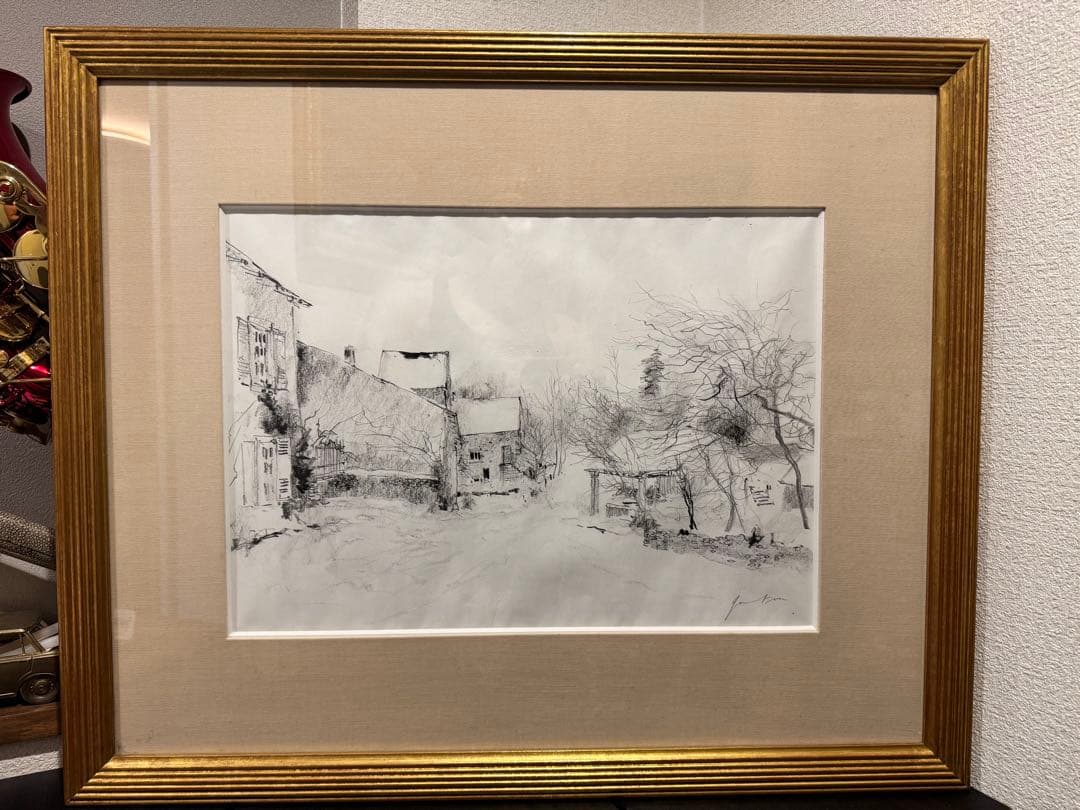 ベルナール・ガントナー　風景 Ⅲ デッサン BERNARD GARTNER