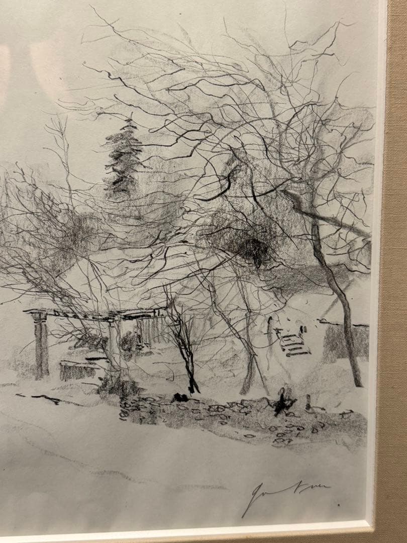 ベルナール・ガントナー　風景 Ⅲ デッサン BERNARD GARTNER