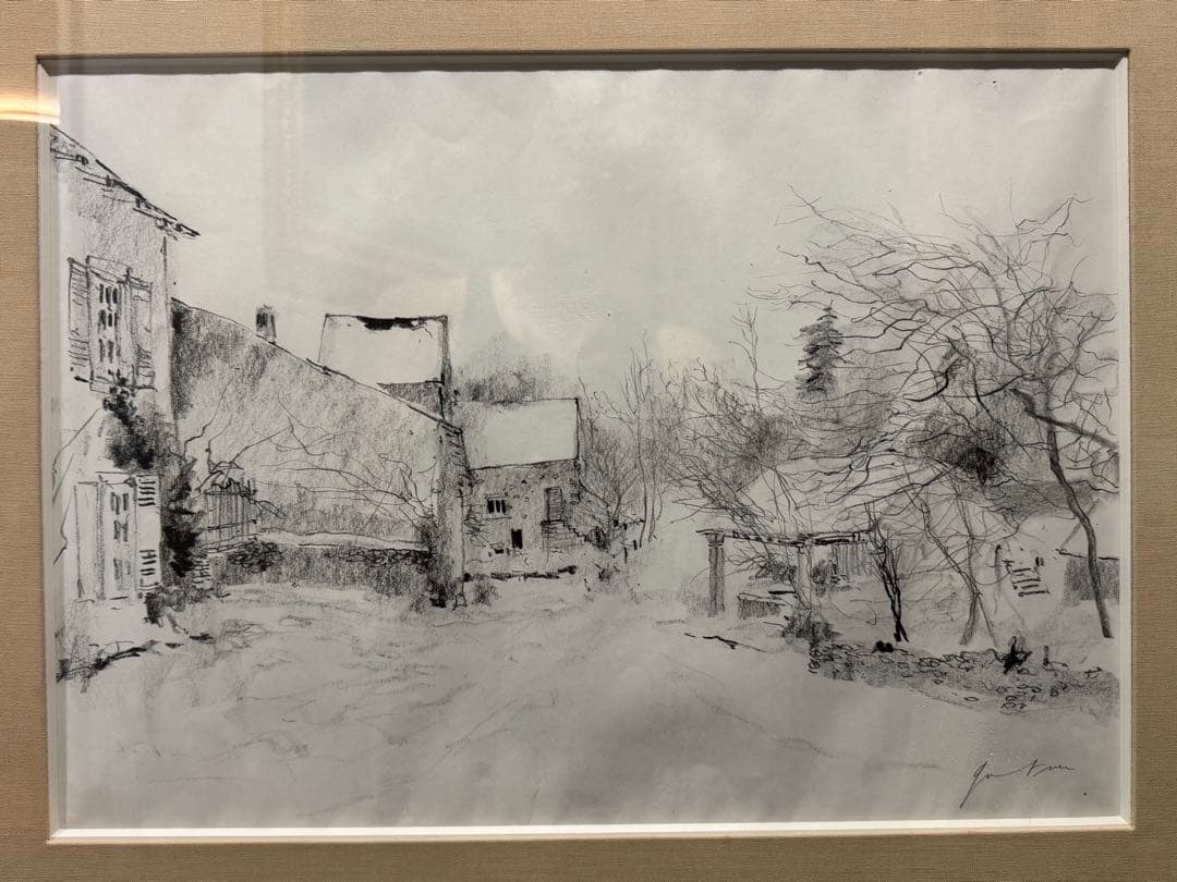 ベルナール・ガントナー　風景 Ⅲ デッサン BERNARD GARTNER