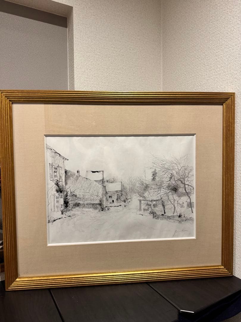 ベルナール・ガントナー　風景 Ⅲ デッサン BERNARD GARTNER