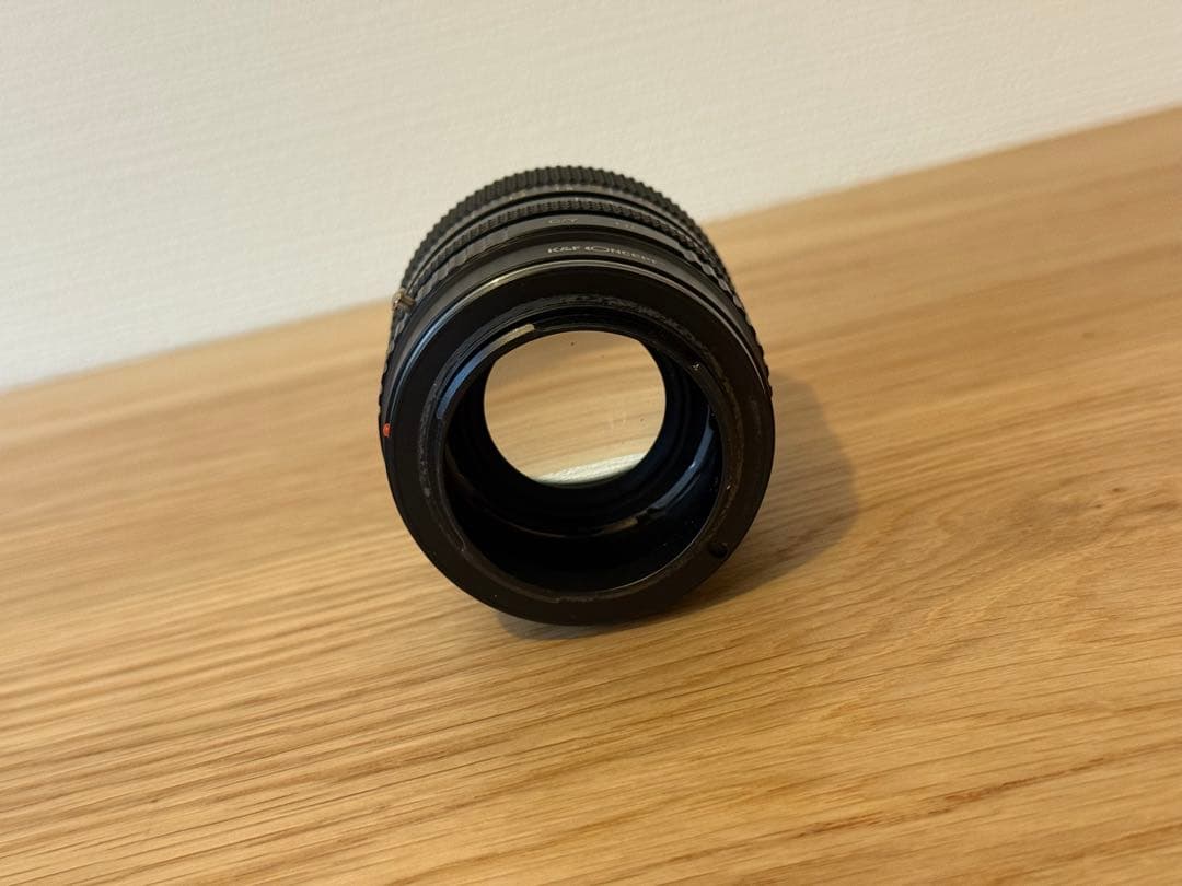 CONTAX Planar 50mm F1.4 MMJ プラナー　アダプター付き