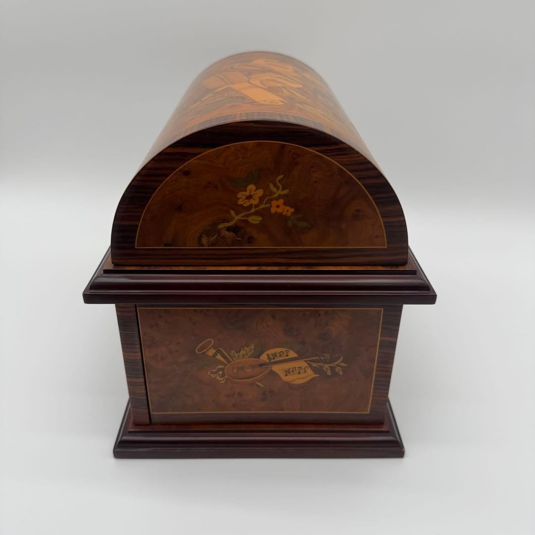 JOBINRomance スイス製 高級オルゴール 木製 多枚ディスク付 完動品