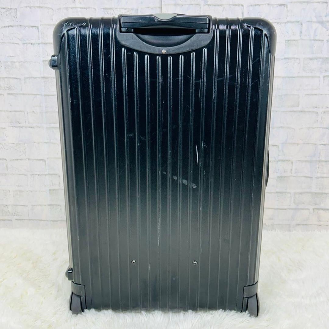 マ*メ様 RIMOWA 82Lスーツケース リモワ 黒 2輪 廃盤 キャリーケー
