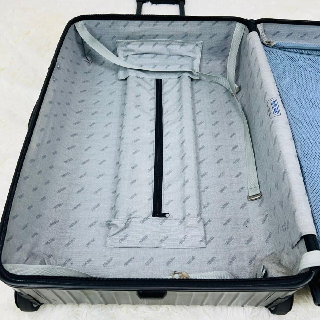 マ*メ様 RIMOWA 82Lスーツケース リモワ 黒 2輪 廃盤 キャリーケー