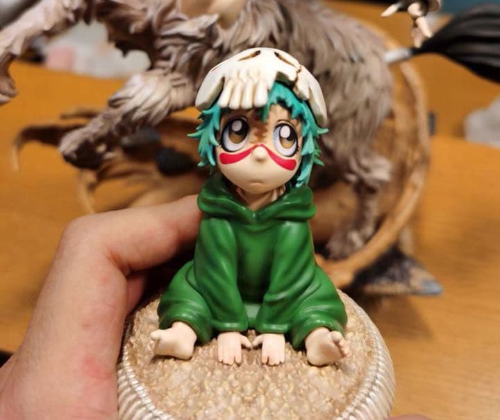 BLEACH  黒衣少年図 ネリエル ガレージキット ガレキ スタチュー①①