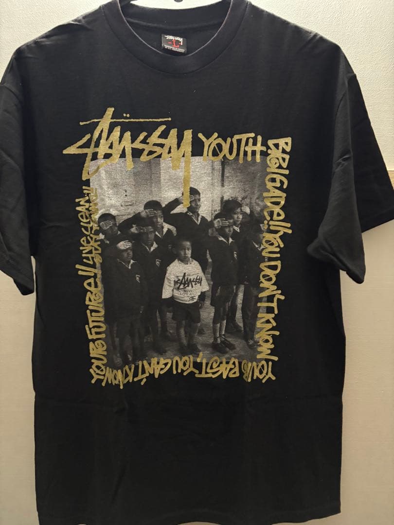 STUSSY TRIBE EXCLUSIVE ゴールド会員限定フォトTシャツ/L