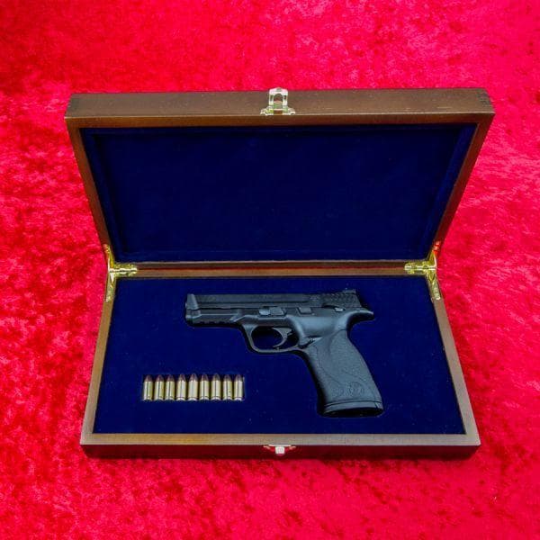 S&W M&P 9専用 木製高級化粧箱　※希少なワンオフ生産品※