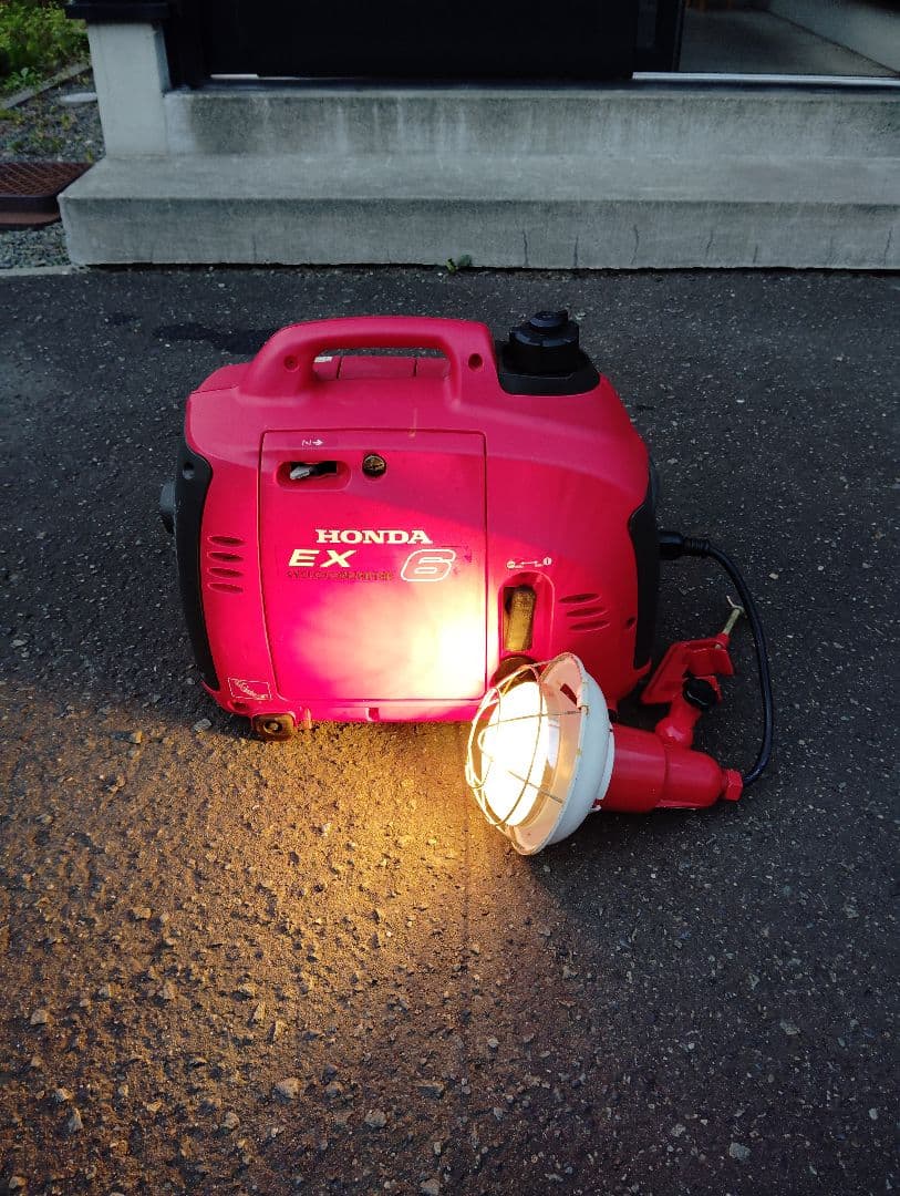 美品！ ホンダ 発電機 EX6。 プラグ新品交換済。