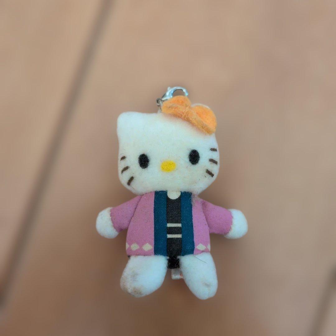 希少　ハローキティ 和服風 フェルトストラップ